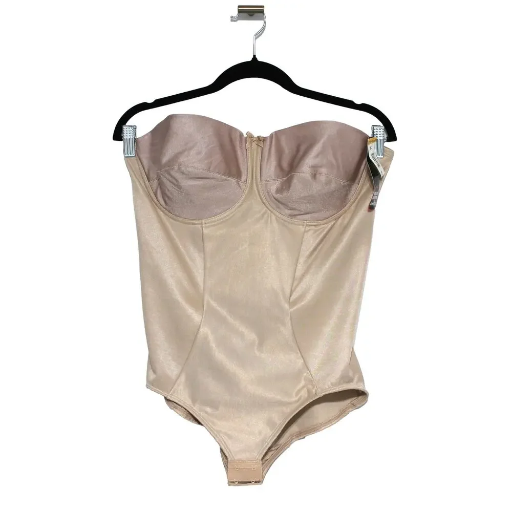 Miraclesuit Strapless Body Briefer Extra Firm Control Size 42C NWT